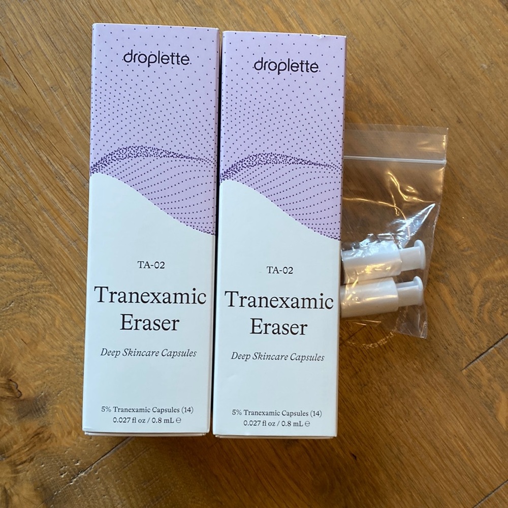 Two sets Droplette Tranexamic Eraser capsules
